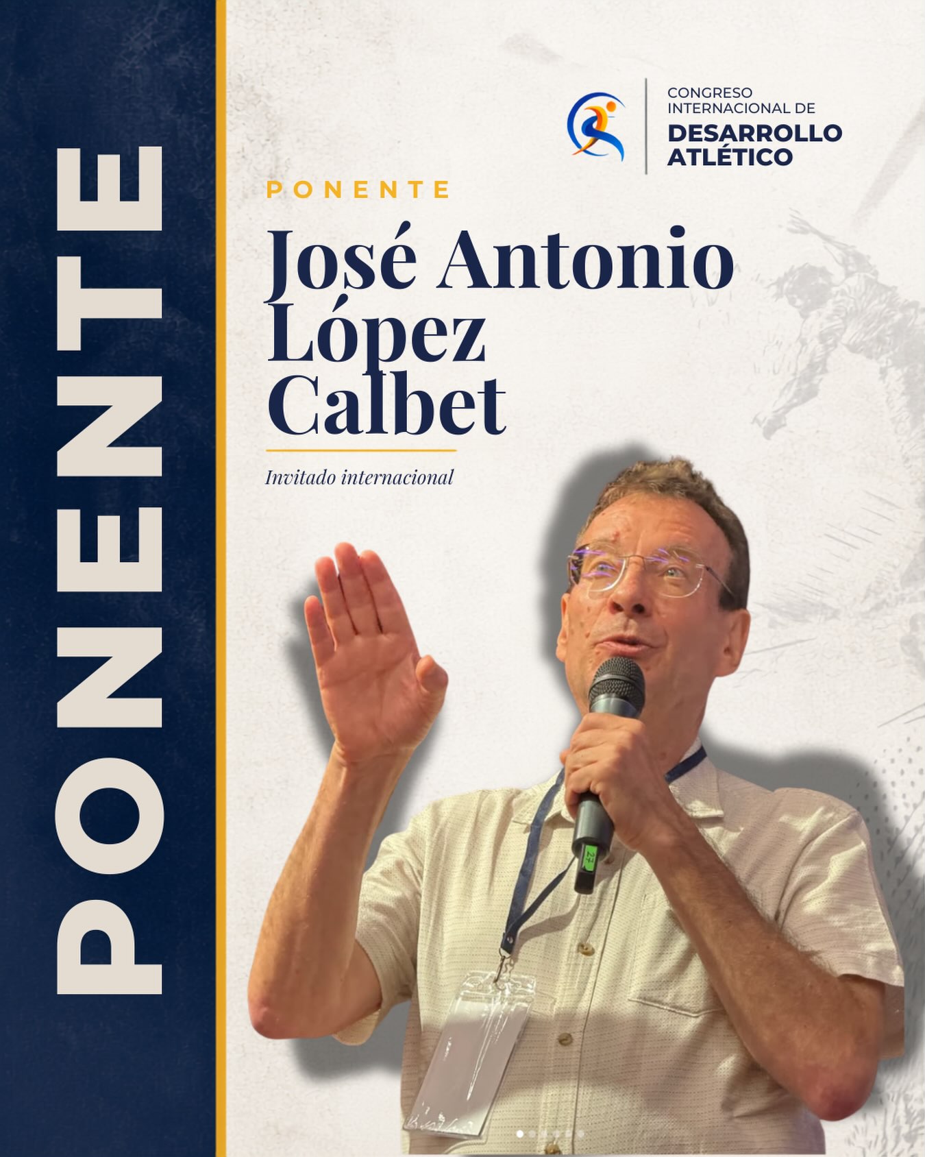 Imagen oficial de José Antonio López Calbet